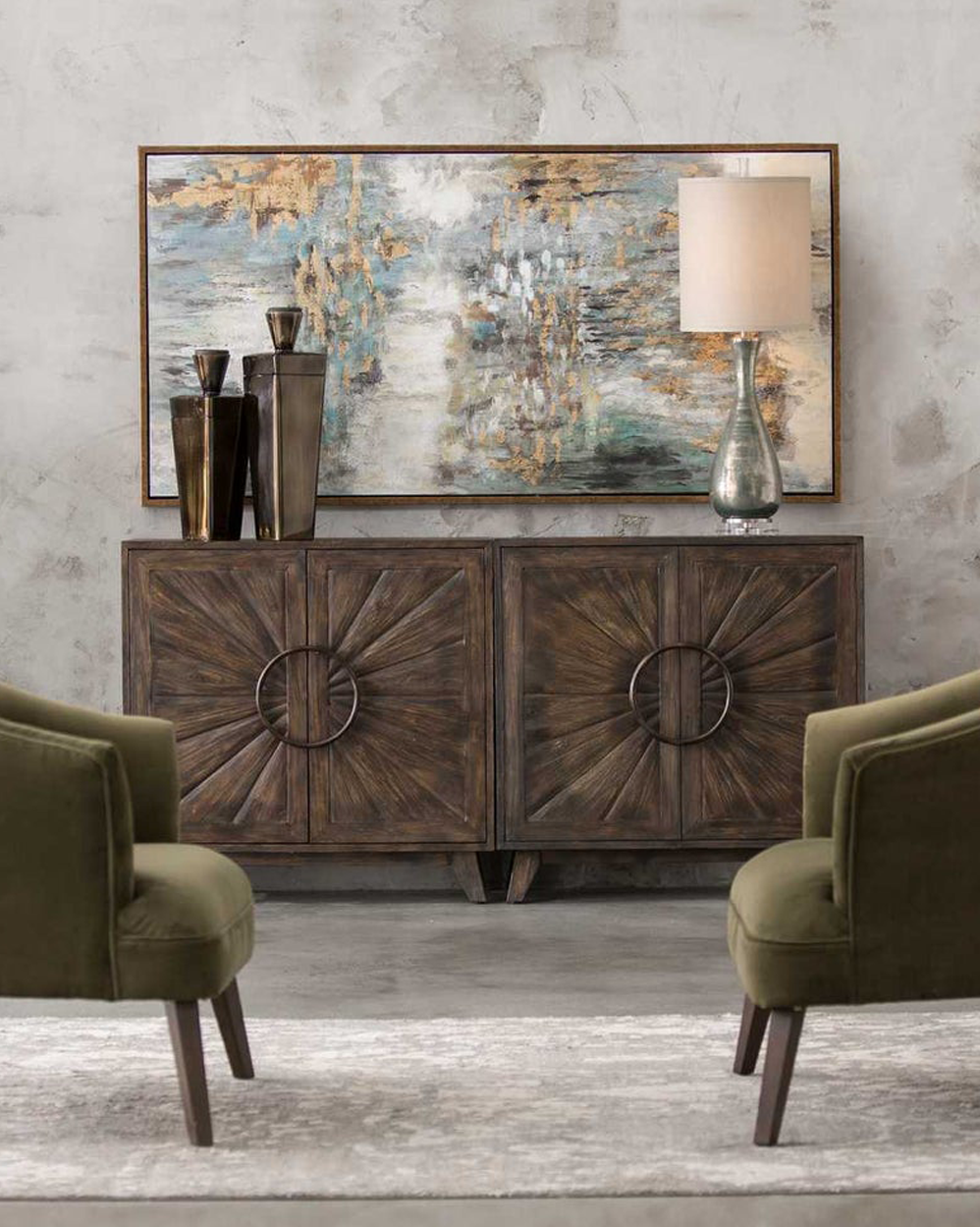 Behind The Falls Hand Painted Canvas