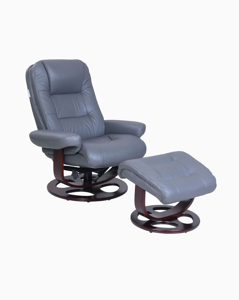 Jacque Pedestal Recliner & Ottoman