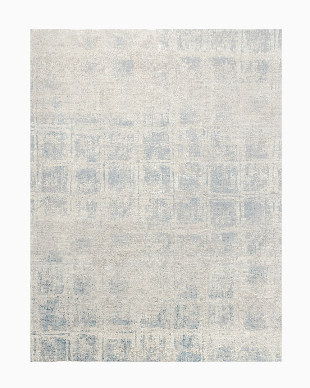 Cosmopolitan Yager Blue Silver Rug