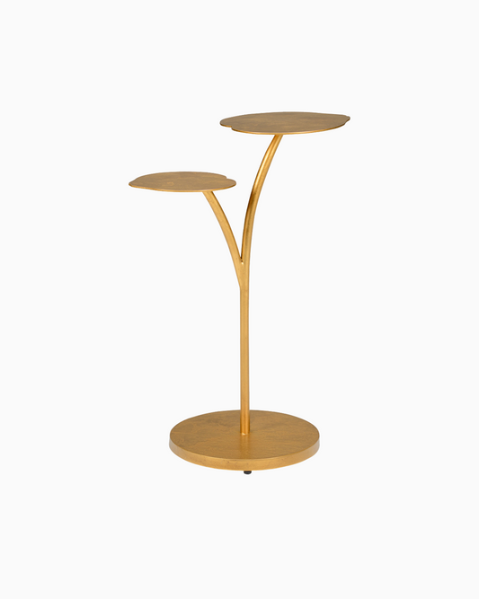 Leaf Side Table - Gold