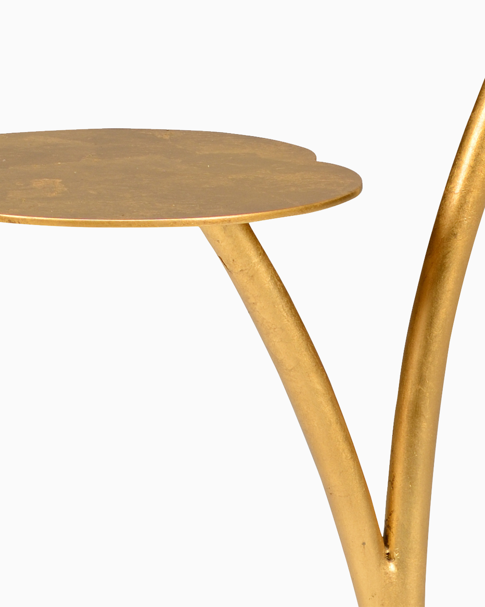 Leaf Side Table - Gold