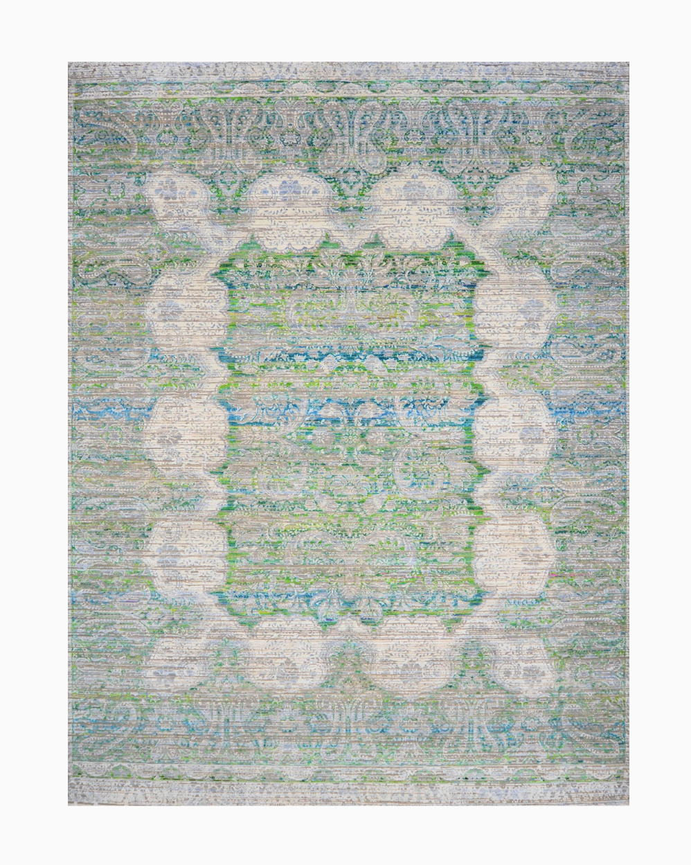 Mohit Green / Ivory Rug