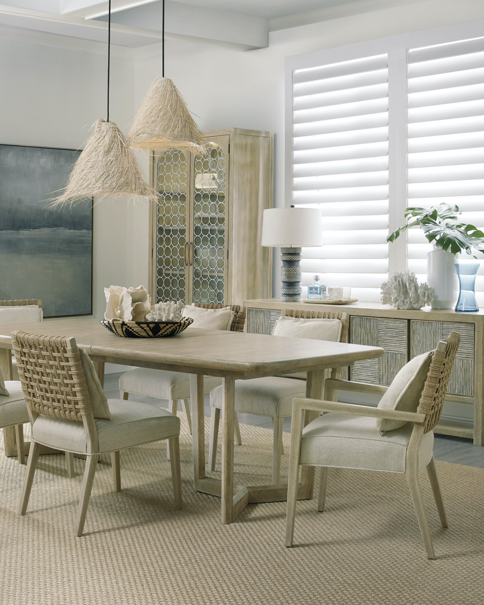 Surfrider Woven Back Side Chair