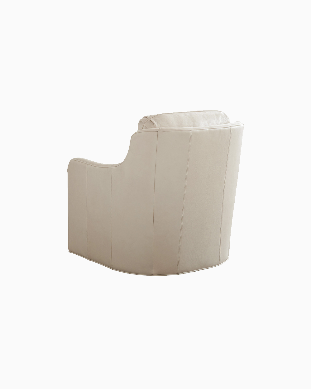 Glenhaven Leather Swivel Chair