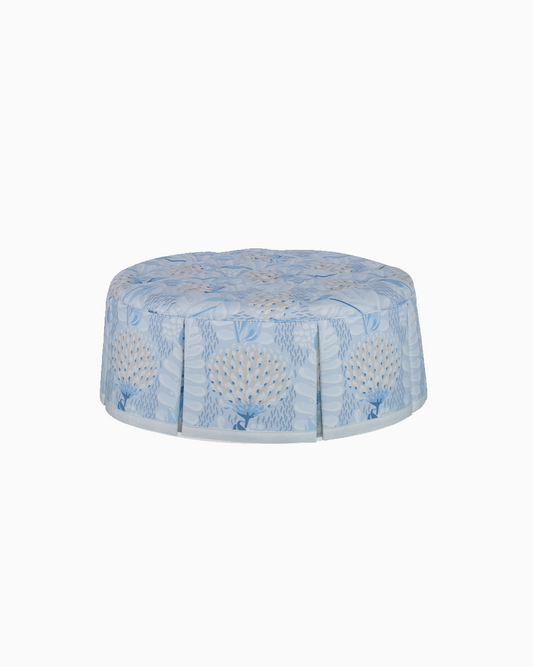 Studio C Skirted Ottoman