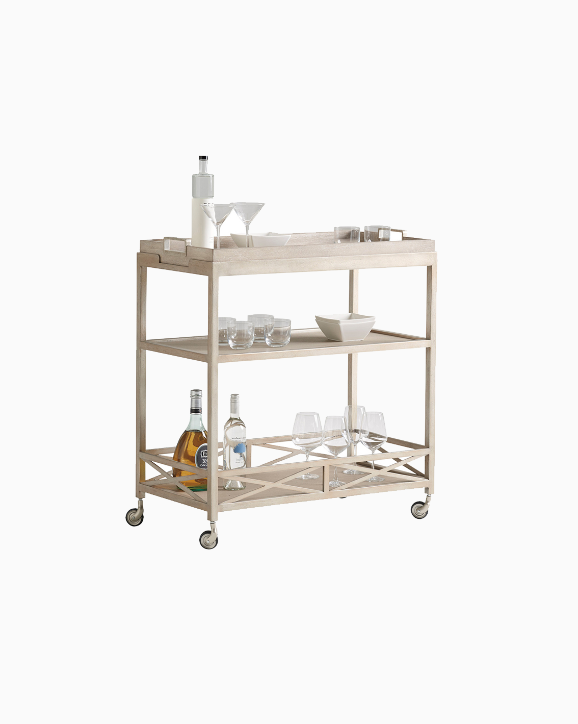 Anacapa Metal Bar Cart