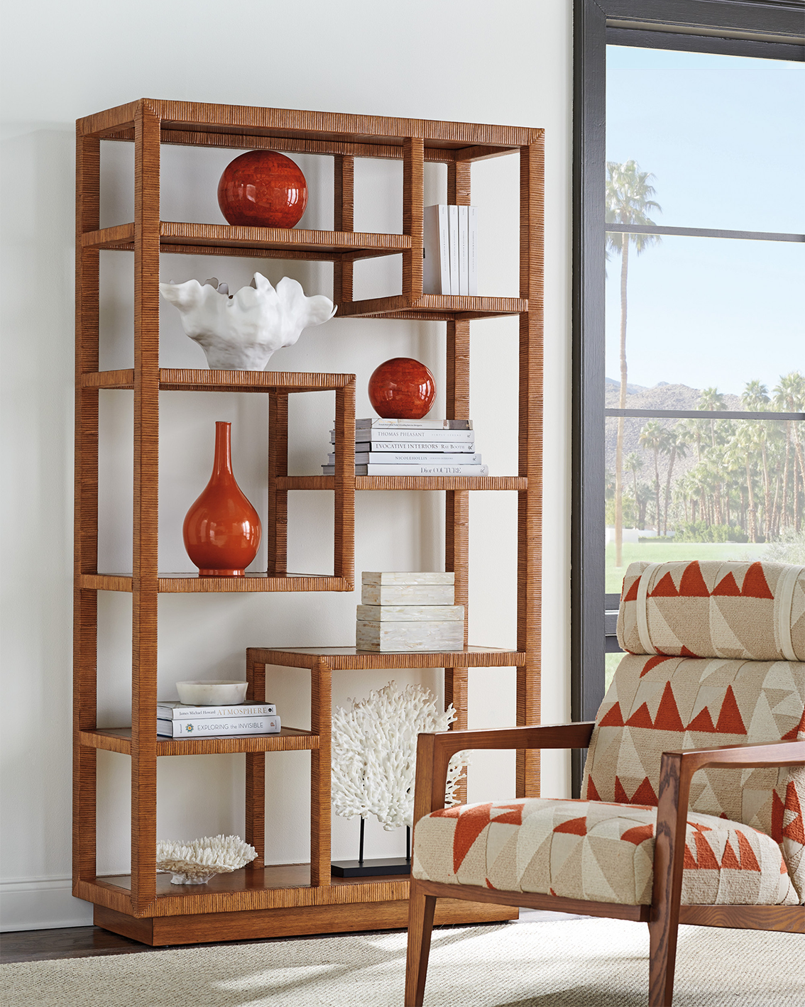 Bryce Raffia Etagere