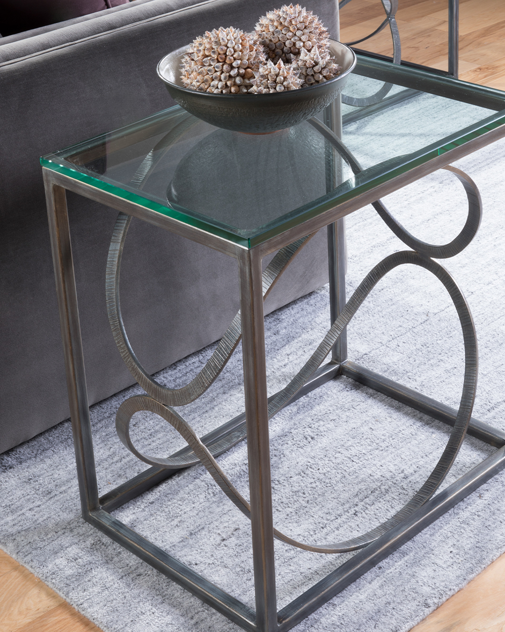 Ellipse Rectangular End Table