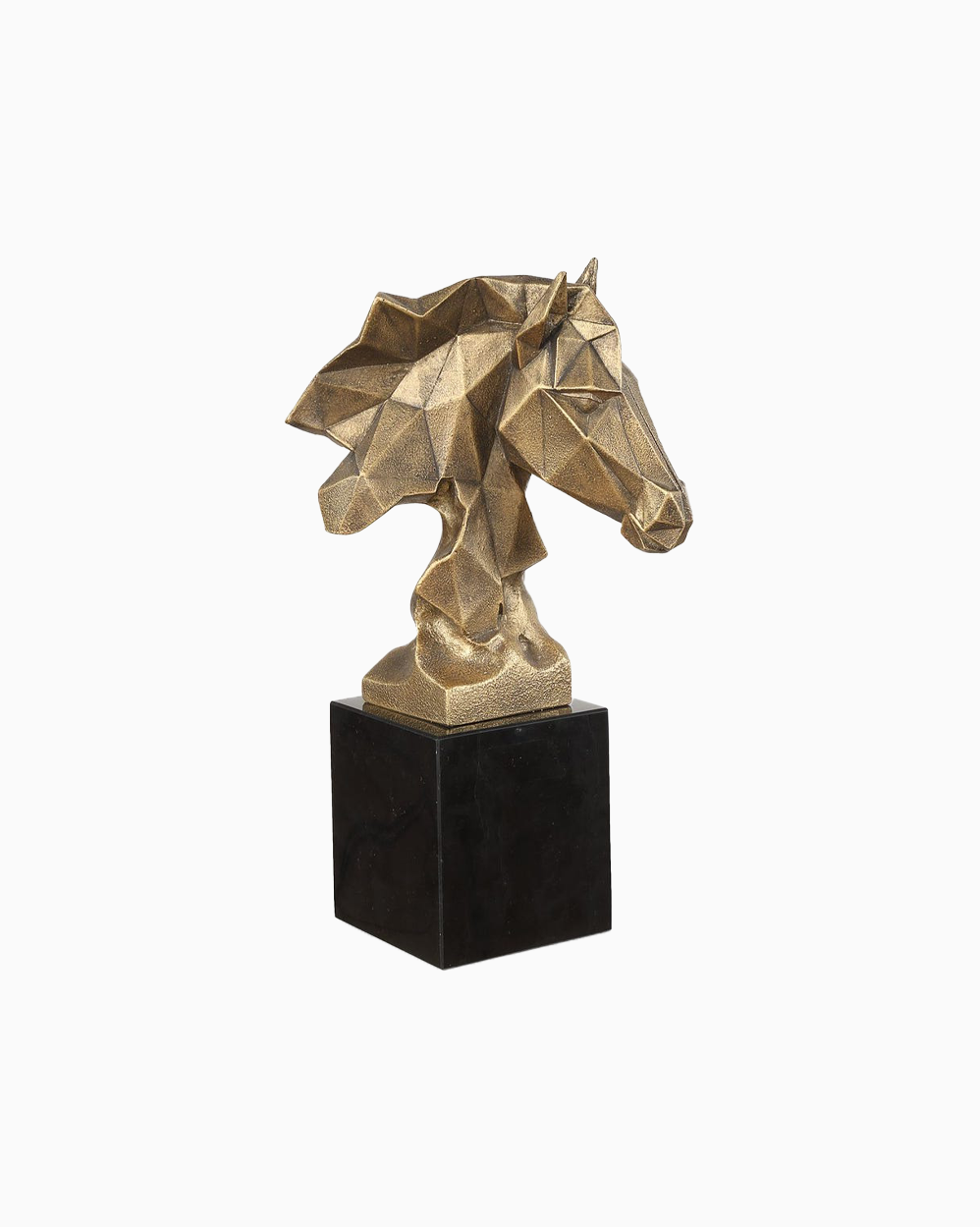 Chiseled Horse Bust