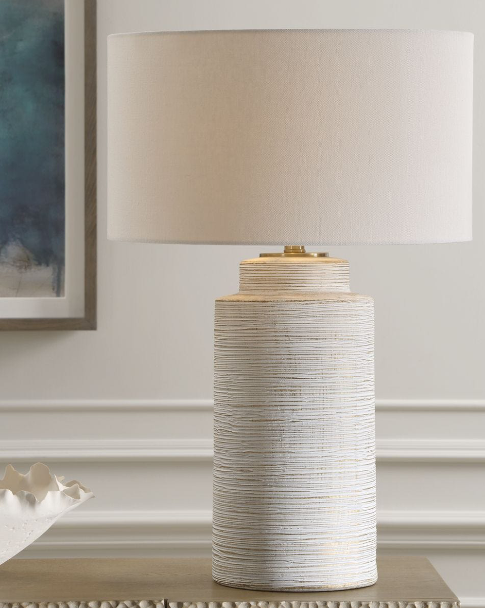 Crimp Table Lamp