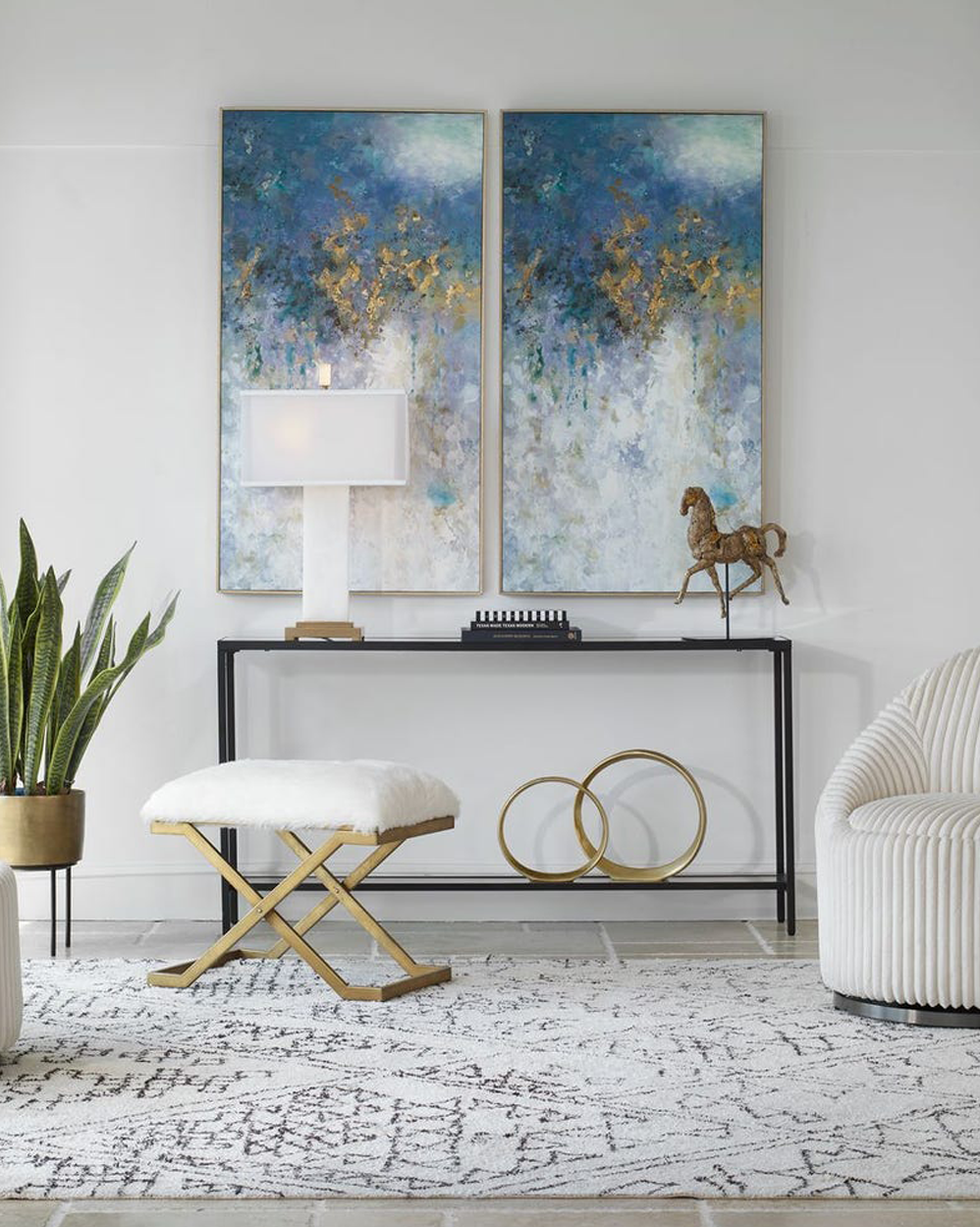Floating Hand Painted Canvas