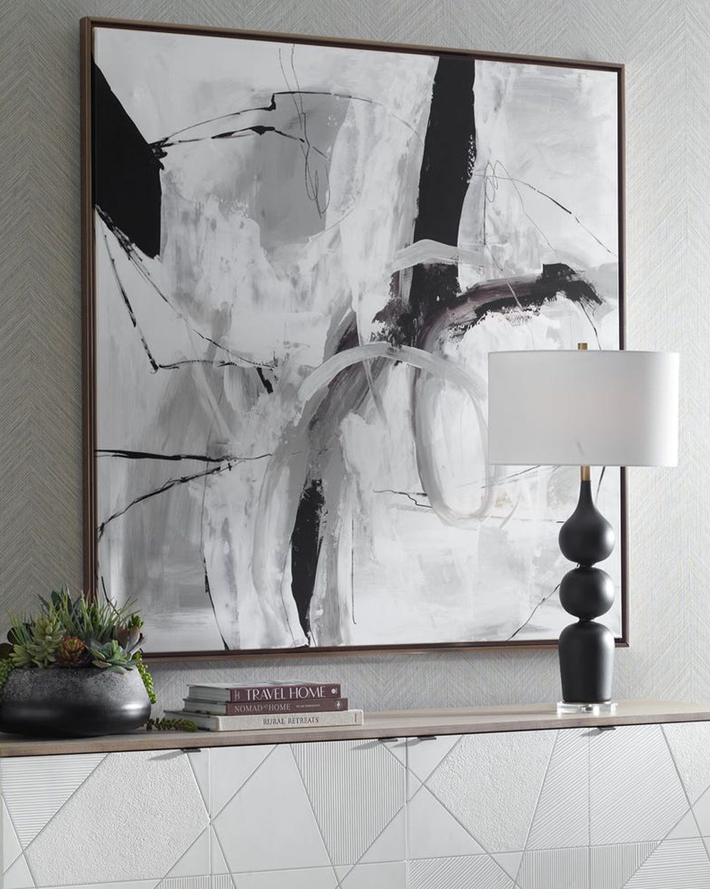 Looping Eternity Framed Canvas