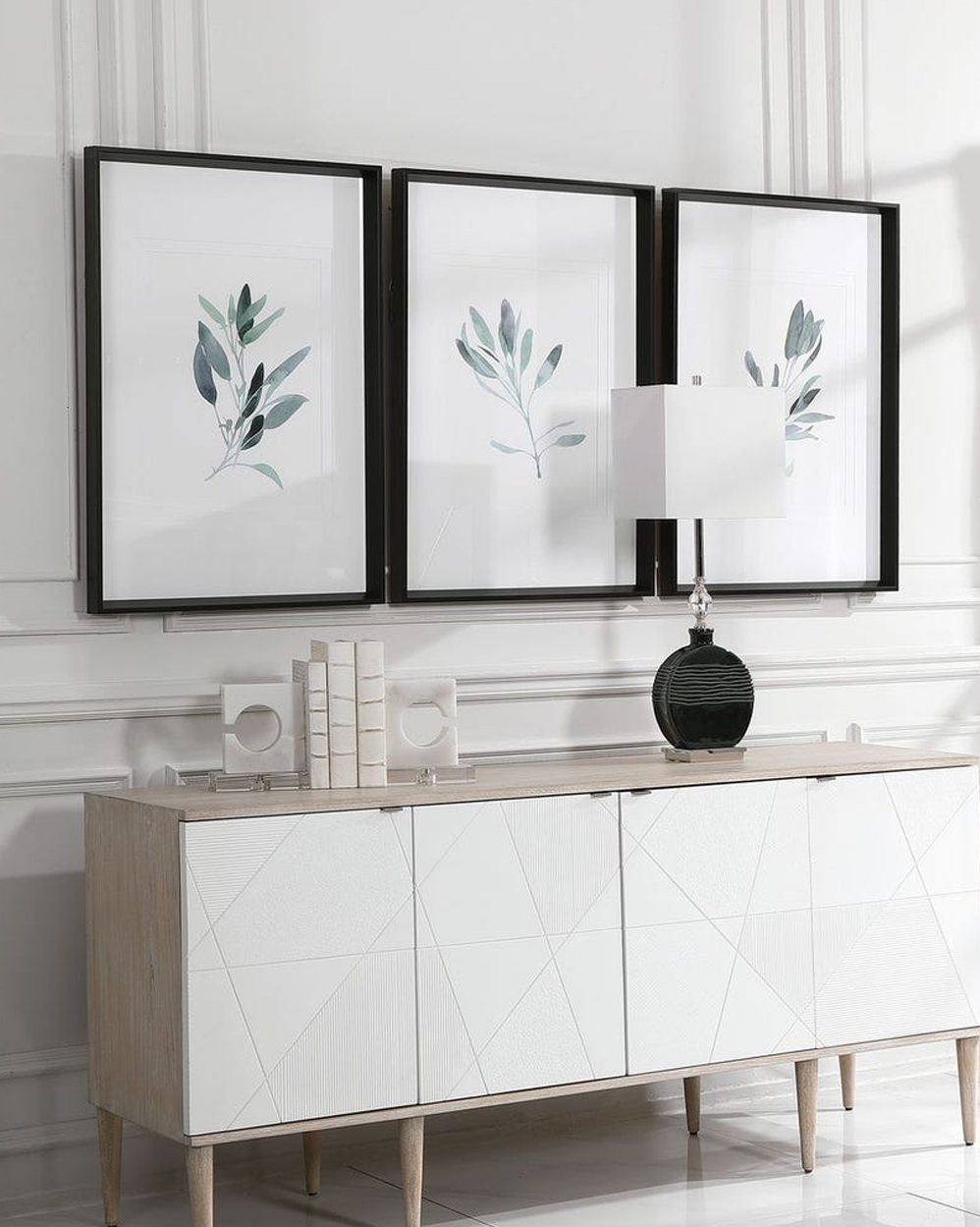 Simple Sage Framed Prints