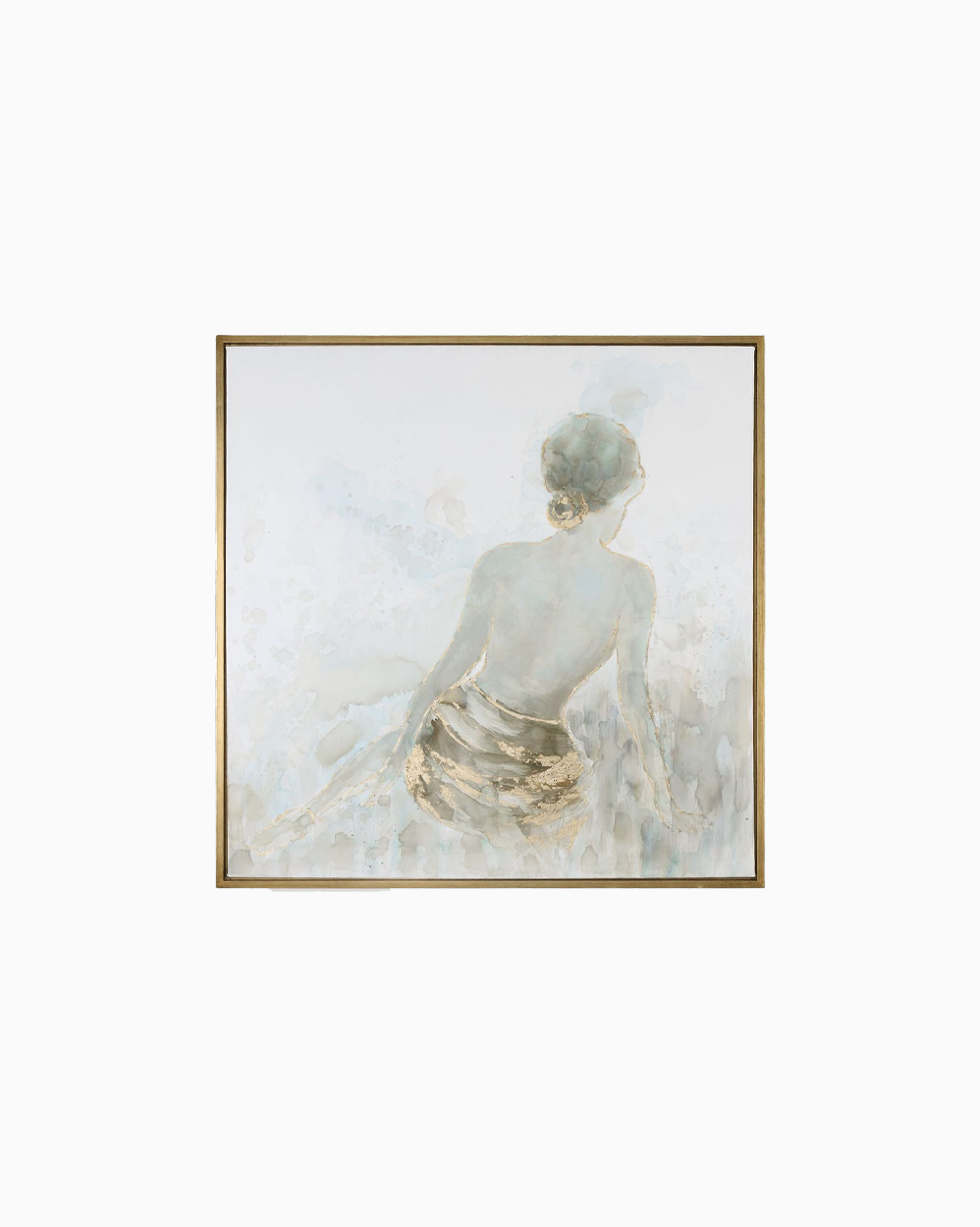 Gold Highlights Hand Painted Canvas
