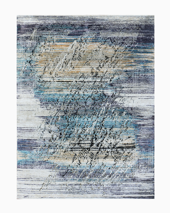 Neo Villa Charcoal / Multi Rug – Norris Furniture
