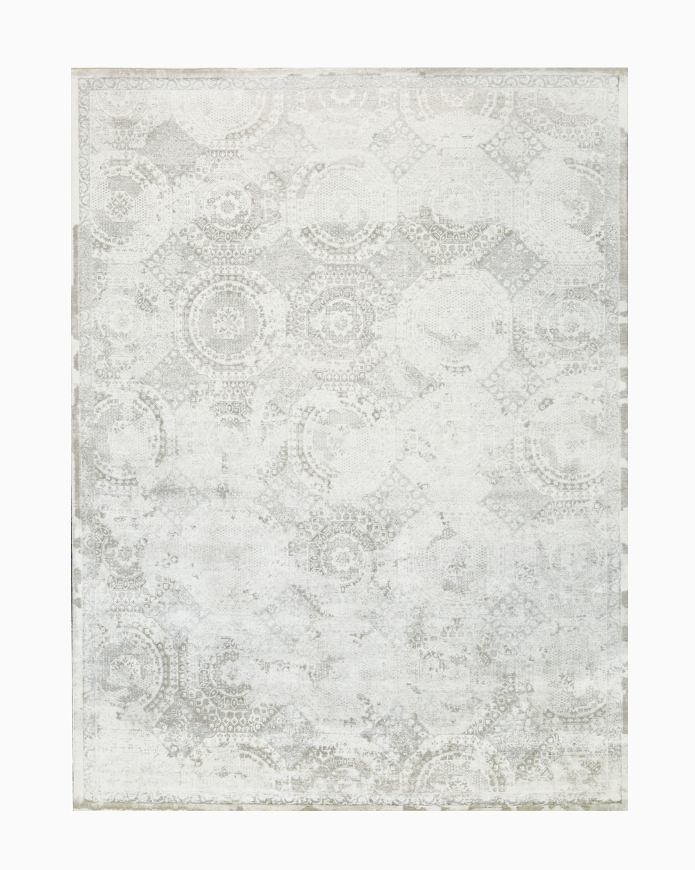 Neo Villa Damask Silver Rug