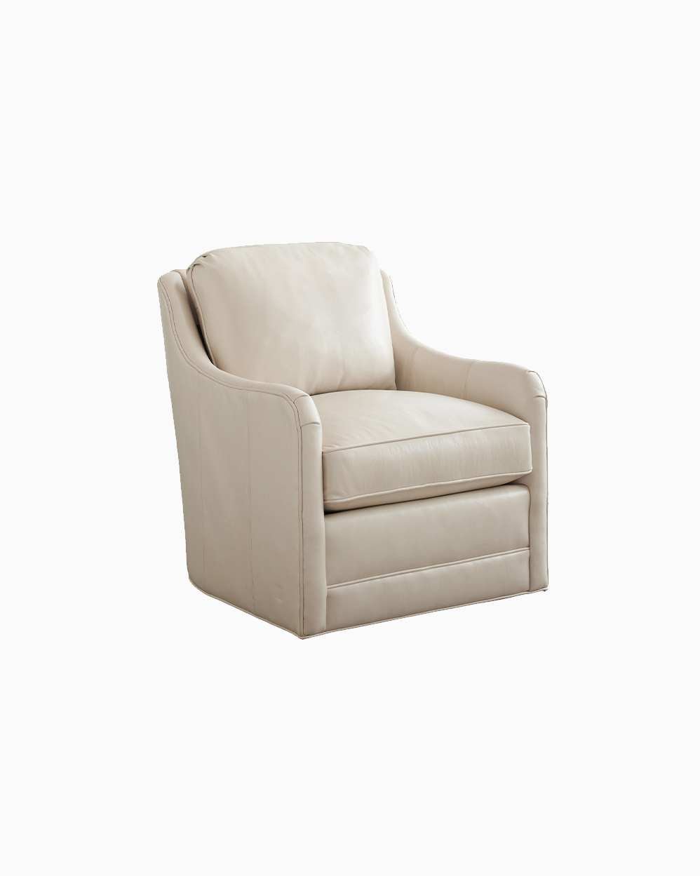 Glenhaven Leather Swivel Chair